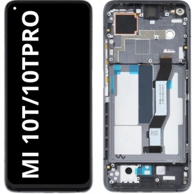 Pantalla Completa Tactil Y LCD Con Marco Para XIAOMI Mi 10T/Mi 10T Pro/Redmi K30S NEGRO