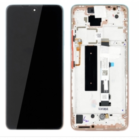 Original Xiaomi Mi 10T Lite 5G / Redmi Note 9 Pro 5G (2020) Pantalla Con Marco Rose Gold Beach