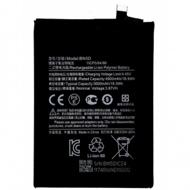 Batería BN5D De 5000mAh Para Xiaomi Redmi Note 11 / Redmi Note 11S / M4 Pro 4G