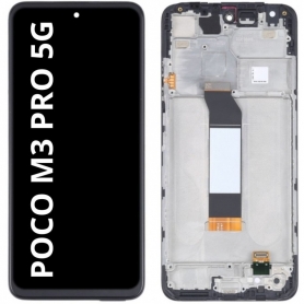 Pantalla Completa Con Marco Para Xiaomi Pocophone M3 Pro 4G,5G / Redmi Note 10 5G / Redmi Note 10T 5G