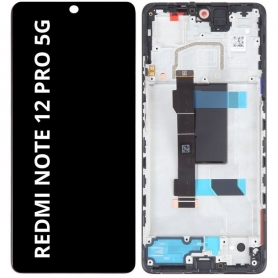 Pantalla Completa Tactil Y LCD Con Marco Para REDMI NOTE 12 PRO 5G / POCO X5 PRO 5G