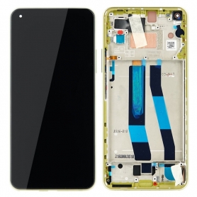 Pantalla Completa Original Con Marco Para Xiaomi Mi 11 Lite 4G / 5G Amarillo