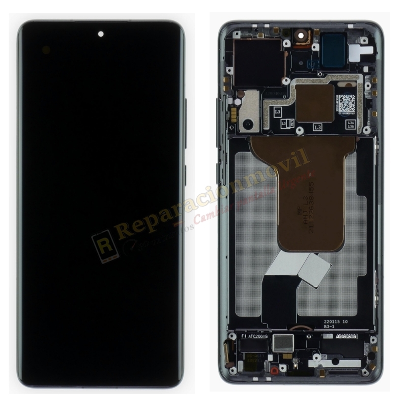 5600030L3A00 Xiaomi 12X / 12S / 12 5G BLACK Pantalla con Marco 5600030L3A00 Xiaomi 12X / 12S / 12 5G BLACK Pantalla con Marco
