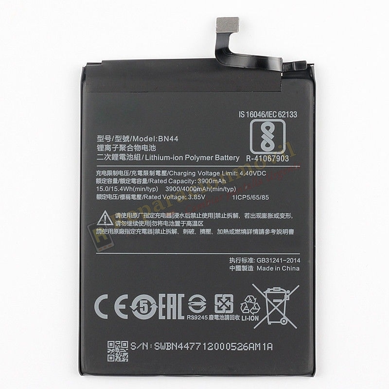 Bateria BN44 Para XIAOMI REDMI 5 PLUS De 4000mAh Bateria BN44 Para XIAOMI REDMI 5 PLUS De 4000mAh