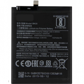 Bateria BN35 Para Xiaomi Redmi 5 De 3200mAh