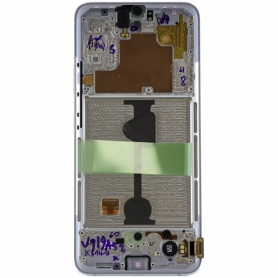 Pantalla Original Con Marco Para Samsung Galaxy A90 / A908 / A90 5G Blanco