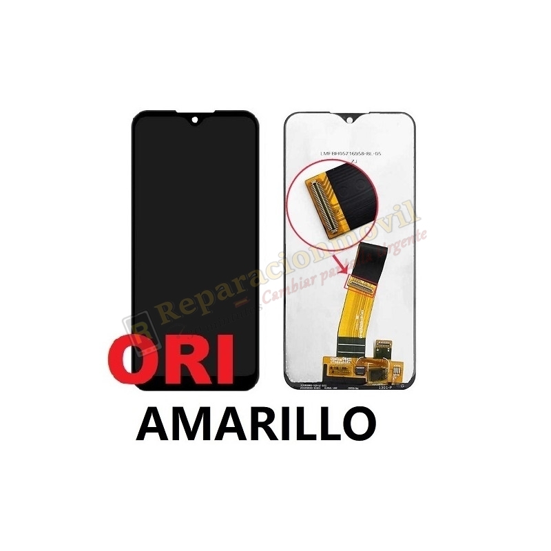 S-195 Pantalla Original Sin Marco Samsung Galaxy A01 / A015F 2020 VERSION AMARILLO NEGRO S-195 Pantalla Original Sin Marco Samsung Galaxy A01 / A015F 2020 VERSION AMARILLO NEGRO
