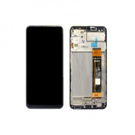 Pantalla Completa Original Con Marco Para Samsung Galaxy A23 4G / A235 NEGRO