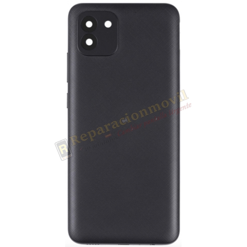 Tapa Trasera Para Samsung A03 / A035f / A035g NEGRO Tapa Trasera Para Samsung A03 / A035f / A035g NEGRO