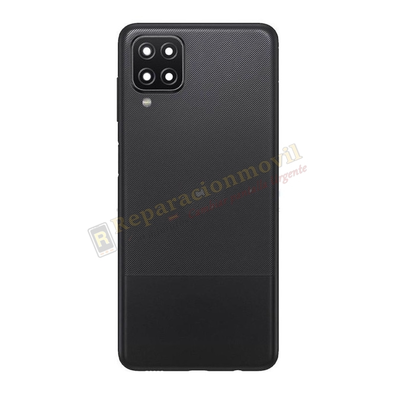 Tapa Trasera Para Samsung Galaxy A12 / A125 / A12 2021 / A127 NEGRO Tapa Trasera Para Samsung Galaxy A12 / A125 / A12 2021 / A127 NEGRO