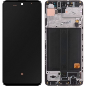 GH82-22084A Pantalla SAMSUNG A51 4G 2019 A515F NEGRO ORI