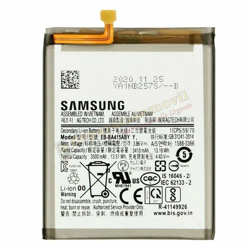 Batería Original SAMSUNG A41 / A415 EB-BA415ABY Batería Original SAMSUNG A41 / A415 EB-BA415ABY