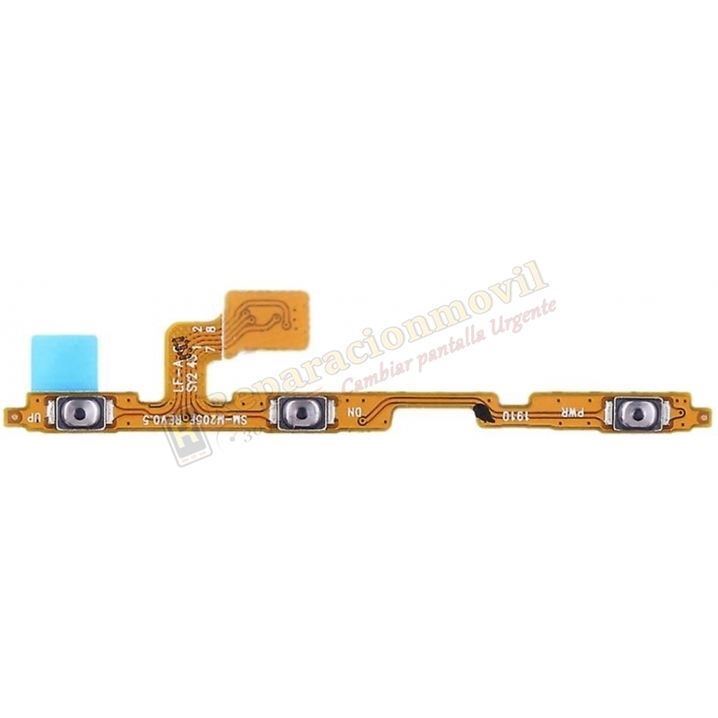 Flex Boton Power Encendido Volumen Para Samsung Galaxy A10 / A105 / A20e / M20 / M205 / M30 Flex Boton Power Encendido Volumen Para Samsung Galaxy A10 / A105 / A20e / M20 / M205 / M30