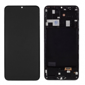 GH82-19571A/19572A/21250A Pantalla Completa Original Con Marco Para Samsung Galaxy A20 / A205 (NEGRO)