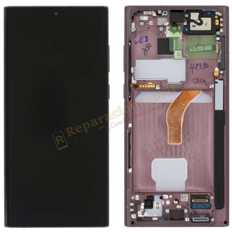 GH82-27488B Pantalla Samsung S22 Ultra 5G / S908 VIOLETA GH82-27488B Pantalla Samsung S22 Ultra 5G / S908 VIOLETA