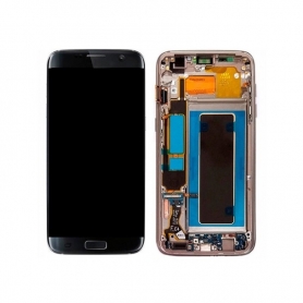 Pantalla Completa Original LCD Y Táctil Con Marco Para Samsung Galaxy S7 Edge G935f NEGRO Pantalla Completa Original LCD Y Táctil Con Marco Para Samsung Galaxy S7 Edge G935f NEGRO