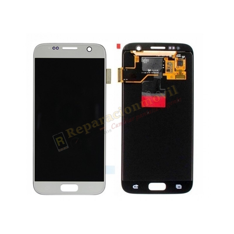 Pantalla Completa Samsung Galaxy S7 / G930F PLATA Pantalla Completa Samsung Galaxy S7 / G930F PLATA