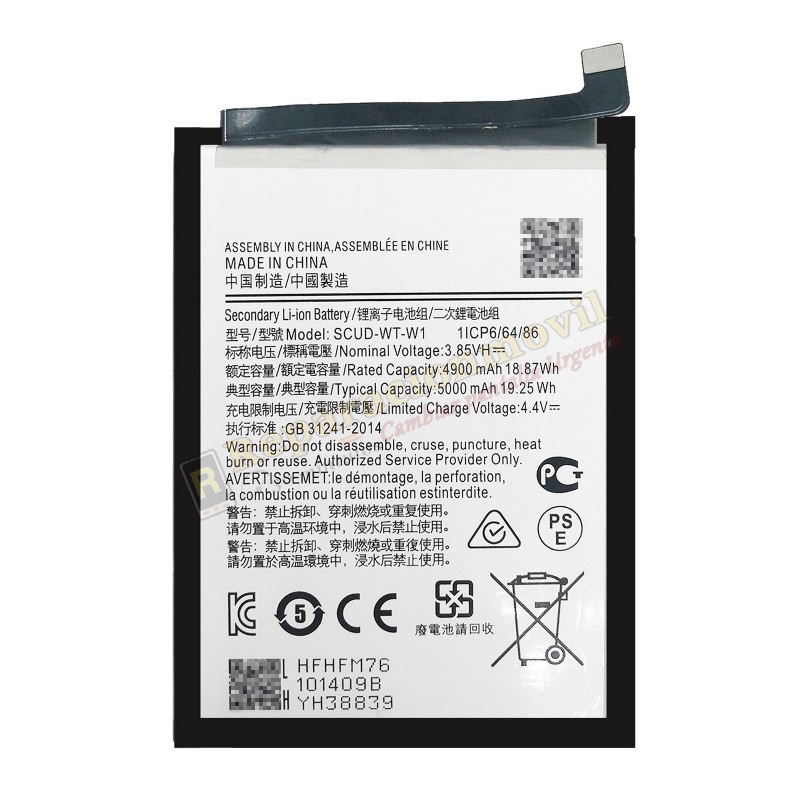 GH81-20698A Batería Original SAMSUNG A22 5G A226 SCUD-WTW1 GH81-20698A Batería Original SAMSUNG A22 5G A226 SCUD-WTW1