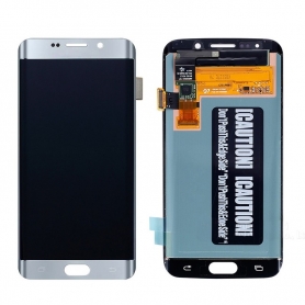 Pantalla completa SIN MARCO Samsung Galaxy S6 Edge Plus Original Plata