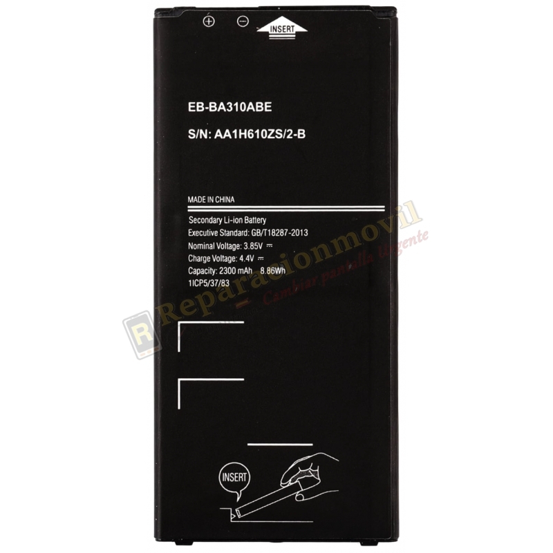Batería Original SAMSUNG A3 2016 / A310 EB-BA310ABE Batería Original SAMSUNG A3 2016 / A310 EB-BA310ABE