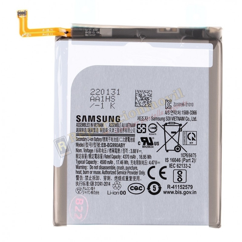 GH82-26409A Batería Original SAMSUNG S21 FE 5G EB-BG990ABY GH82-26409A Batería Original SAMSUNG S21 FE 5G EB-BG990ABY