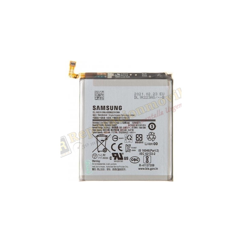 Batería Original SAMSUNG A51 5G A516 EB-BA516ABY Batería Original SAMSUNG A51 5G A516 EB-BA516ABY