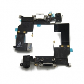 Cable Flex Con Conector De Carga / Datos Y Accesorios / Conector Jack De 3.5 / Micrófono Y Cable Coaxial Para IPhone 5S
