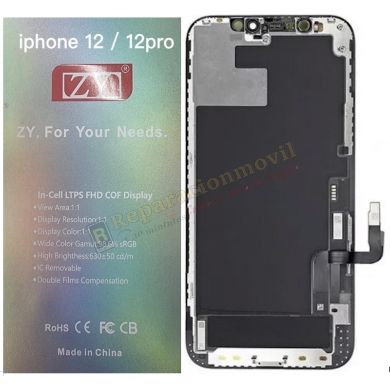 A-037/A-052 Pantalla Iphone 12 / Iphone 12 Pro Compatible A-037/A-052 Pantalla Iphone 12 / Iphone 12 Pro Compatible