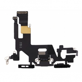Flex De Carga Con Accesorios Para IPhone 11 NEGRO