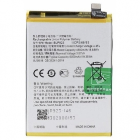 Bateria BLP923 Para Oppo A57 5G / A78 4G / A78 5G / A97 5G De 5000mAh