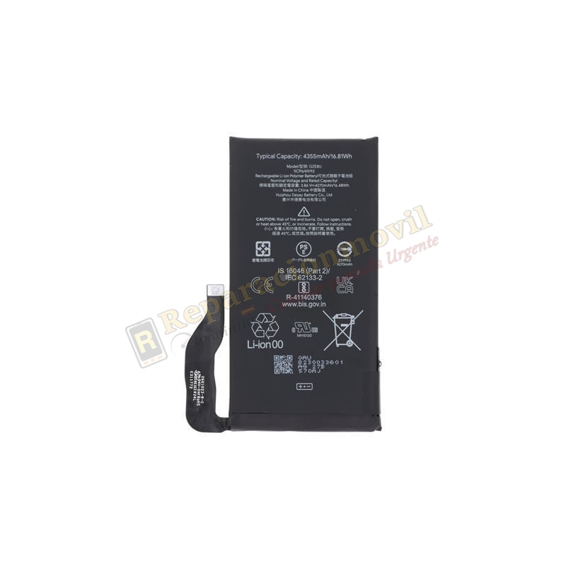BATERIA LITIO PARA GOOGLE PIXEL 7 / GZE8U DE 5003 MAH BATERIA LITIO PARA GOOGLE PIXEL 7 / GZE8U DE 5003 MAH