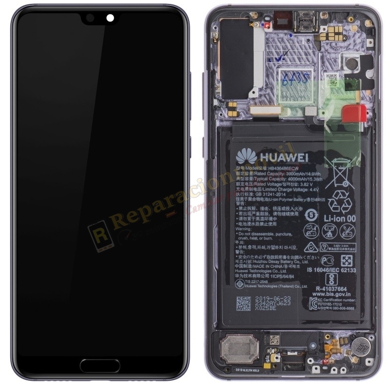 Cobo Pantalla Huawei P20 Pro Ori WF Morado Cobo Pantalla Huawei P20 Pro Ori WF Morado