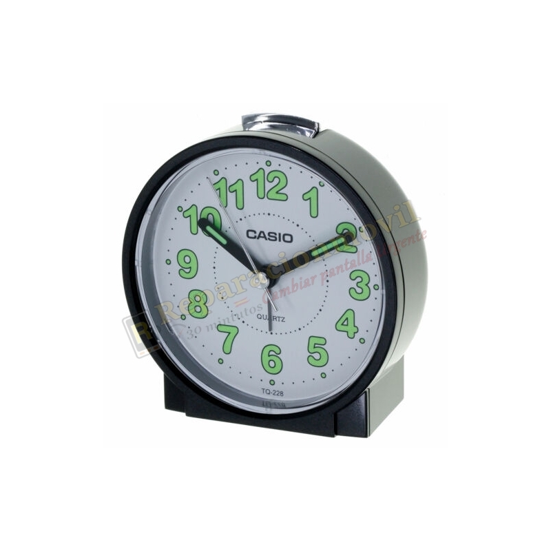 ES6B DESPERTADOR CASIO TQ228 NEGRO ES6B DESPERTADOR CASIO TQ228 NEGRO