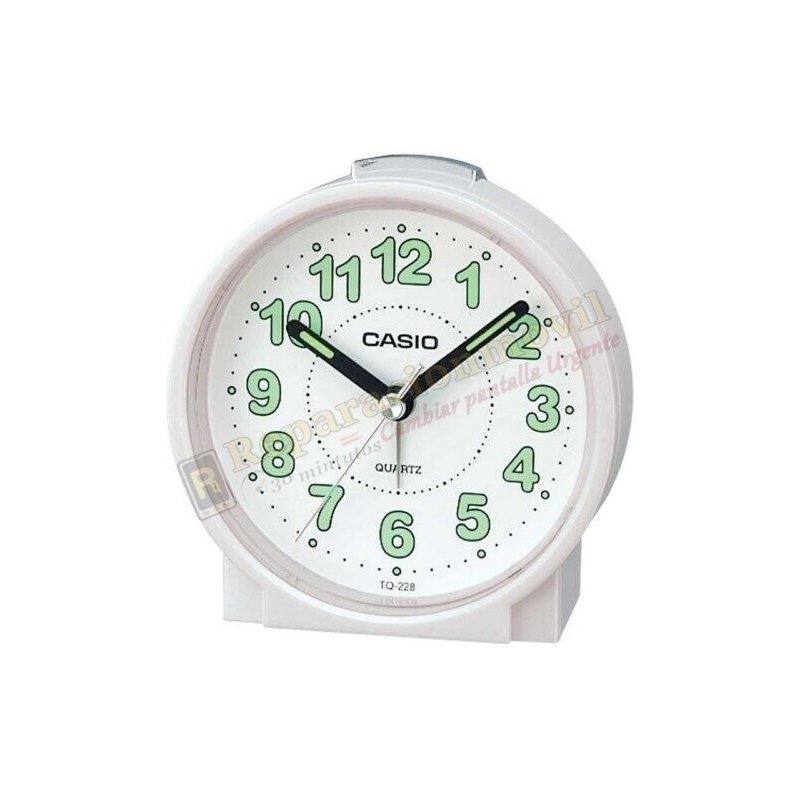 ES7B DESPERTADOR CASIO TQ228 BLANCO ES7B DESPERTADOR CASIO TQ228 BLANCO