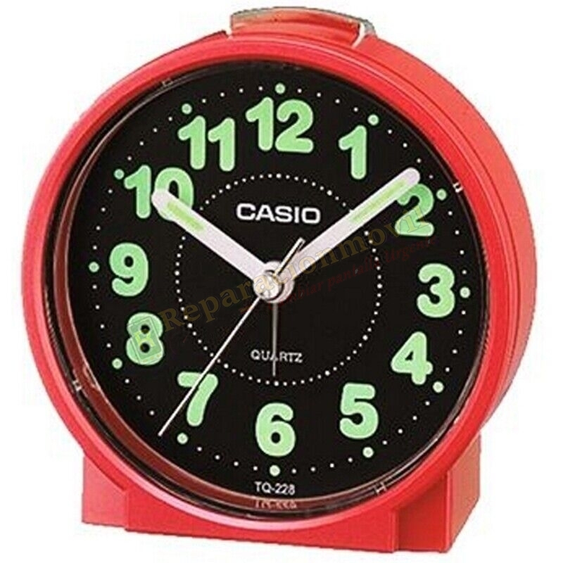 ES8B DESPERTADOR CASIO TQ228 ROJO ES8B DESPERTADOR CASIO TQ228 ROJO