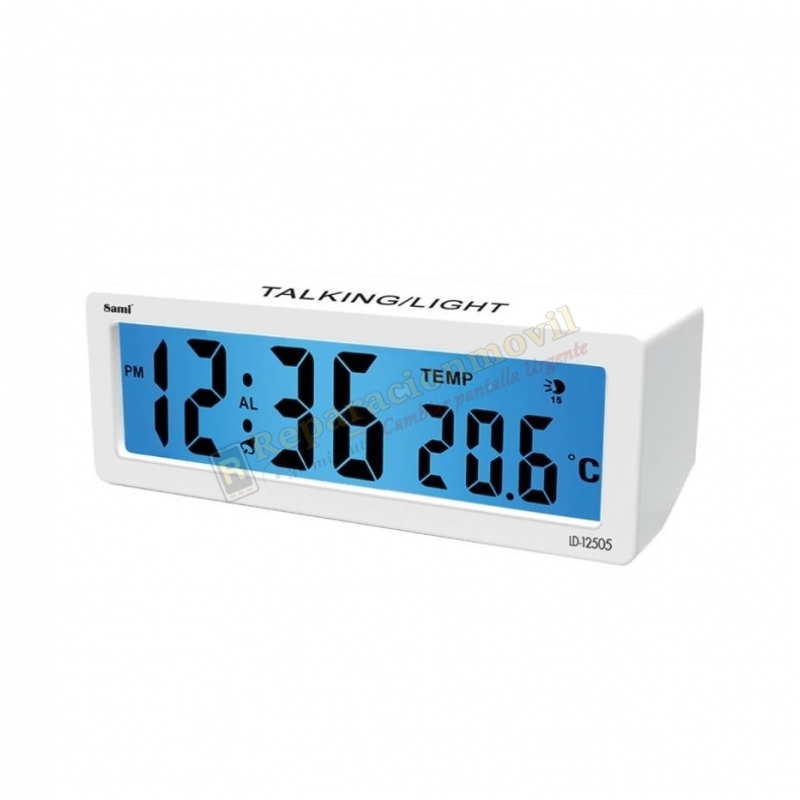 ES15B DESPERTADOR DIGITAL SAMI LD12505 BLANCO ES15B DESPERTADOR DIGITAL SAMI LD12505 BLANCO