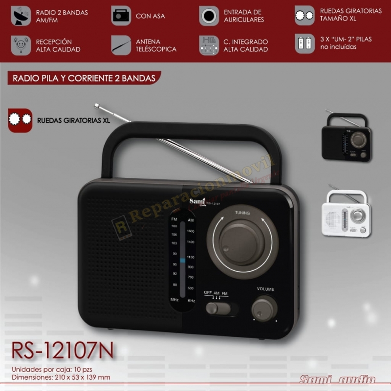 ES1A RADIO SAMI RS12107 NEGRO ES1A RADIO SAMI RS12107 NEGRO