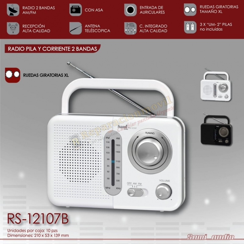 ES2A RADIO SAMI RS12107 BLANCO ES2A RADIO SAMI RS12107 BLANCO