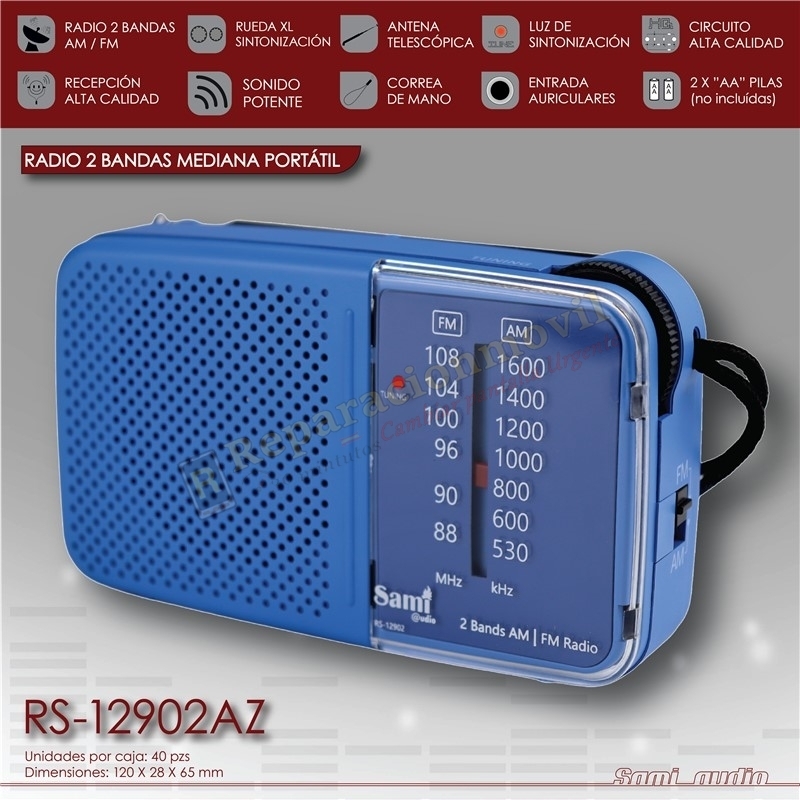 ES11A RADIO SAMI RS12902 AZUL ES11A RADIO SAMI RS12902 AZUL