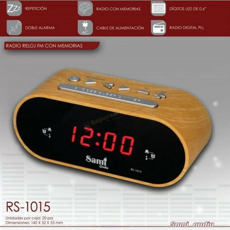 ES2C RADIO DESPERTADOR RS1015 ES2C RADIO DESPERTADOR RS1015