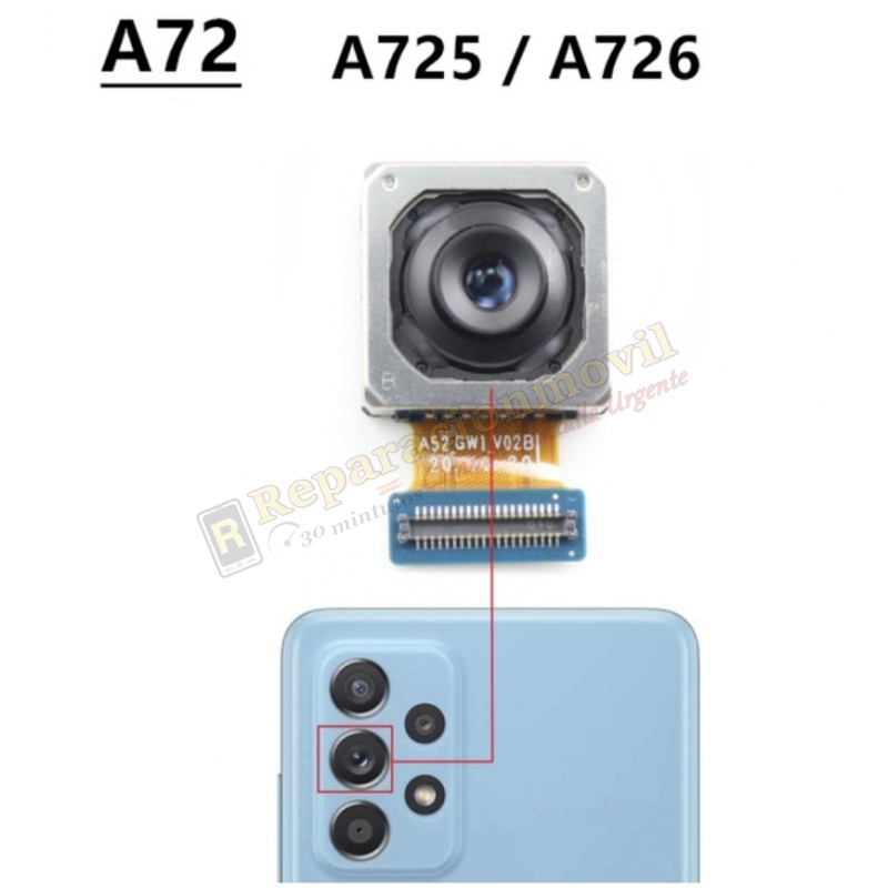 Camara Trasera Principal Para Samsung Galaxy A52 / A52 5G / A72 / A72 5G Camara Trasera Principal Para Samsung Galaxy A52 / A52 5G / A72 / A72 5G