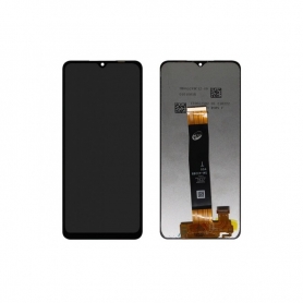 Pantalla Completa Sin Marco ORIGINAL Para Samsung Galaxy A12 2021 / A127 NEGRO Versión T