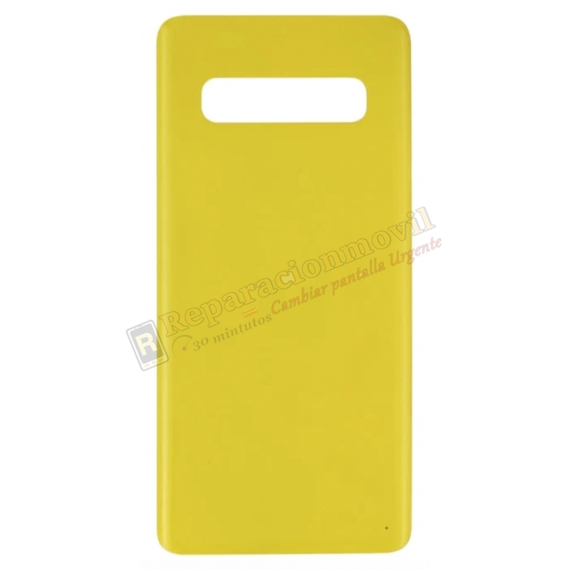 Tapa Trasera Para Samsung Galaxy S10 / G973F Amarillo Tapa Trasera Para Samsung Galaxy S10 / G973F Amarillo