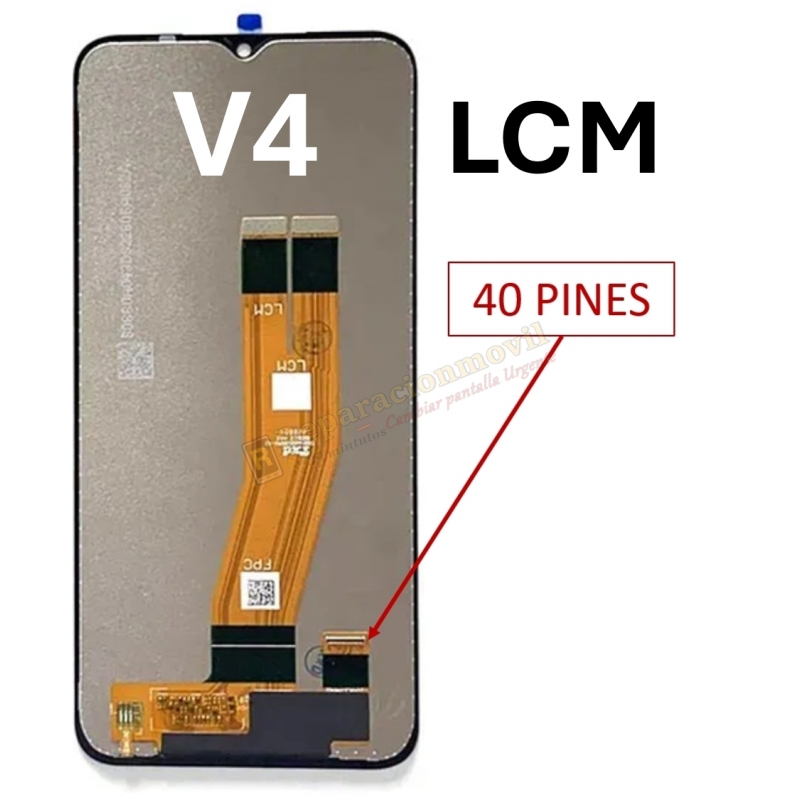 V4 S-833 SM-A145P/A145R Pantalla Samsung A14 4G (Conector Corto) 40pines Versión Amarilla V4 S-833 SM-A145P/A145R Pantalla Samsung A14 4G (Conector Corto) 40pines Versión Amarilla