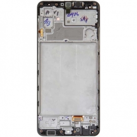 GH82-26193A/25981A Pantalla Completa Original Con Marco Para Samsung Galaxy M32 / M325 (NEGRO)