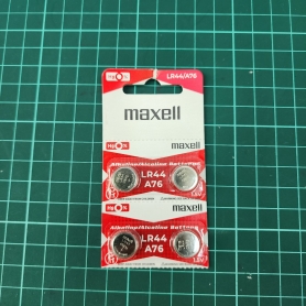PABLO Pila LR44 / AG13 / 357 / 357A / LR1154 / A76 / GPA76 1.5V Litio Botón MAXELL
