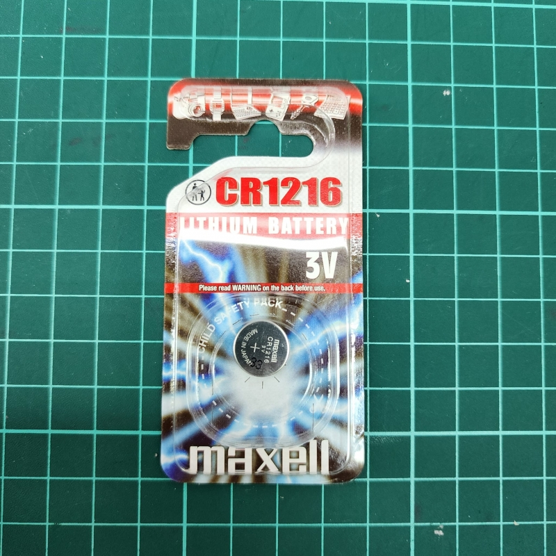 PABLO CR1216 3V Litio Botón MAXELL PABLO CR1216 3V Litio Botón MAXELL