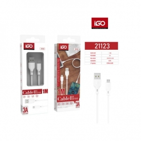 IGO2 21123 CABLE USB A MICRO CARGA RAPIDA 3A