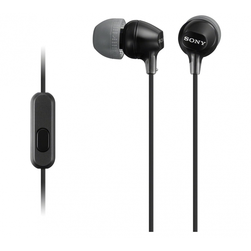 Sony MDR-EX15APBZ Auriculares in-earcon micrófono negro