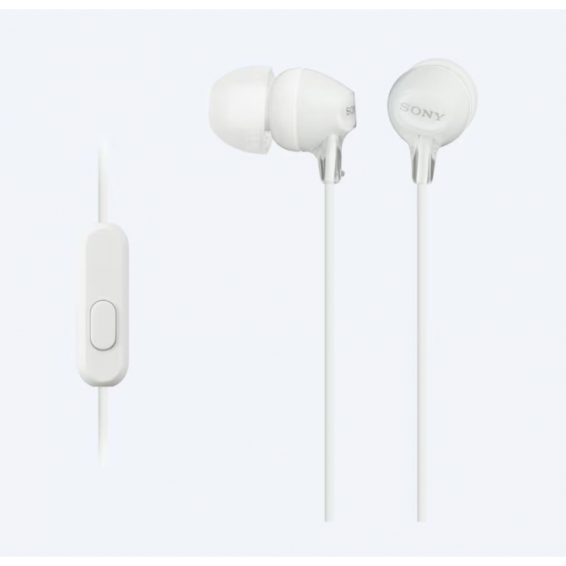 Sony MDREX15LP/WZ1 - Auriculares in-Ear con micrófono blanco